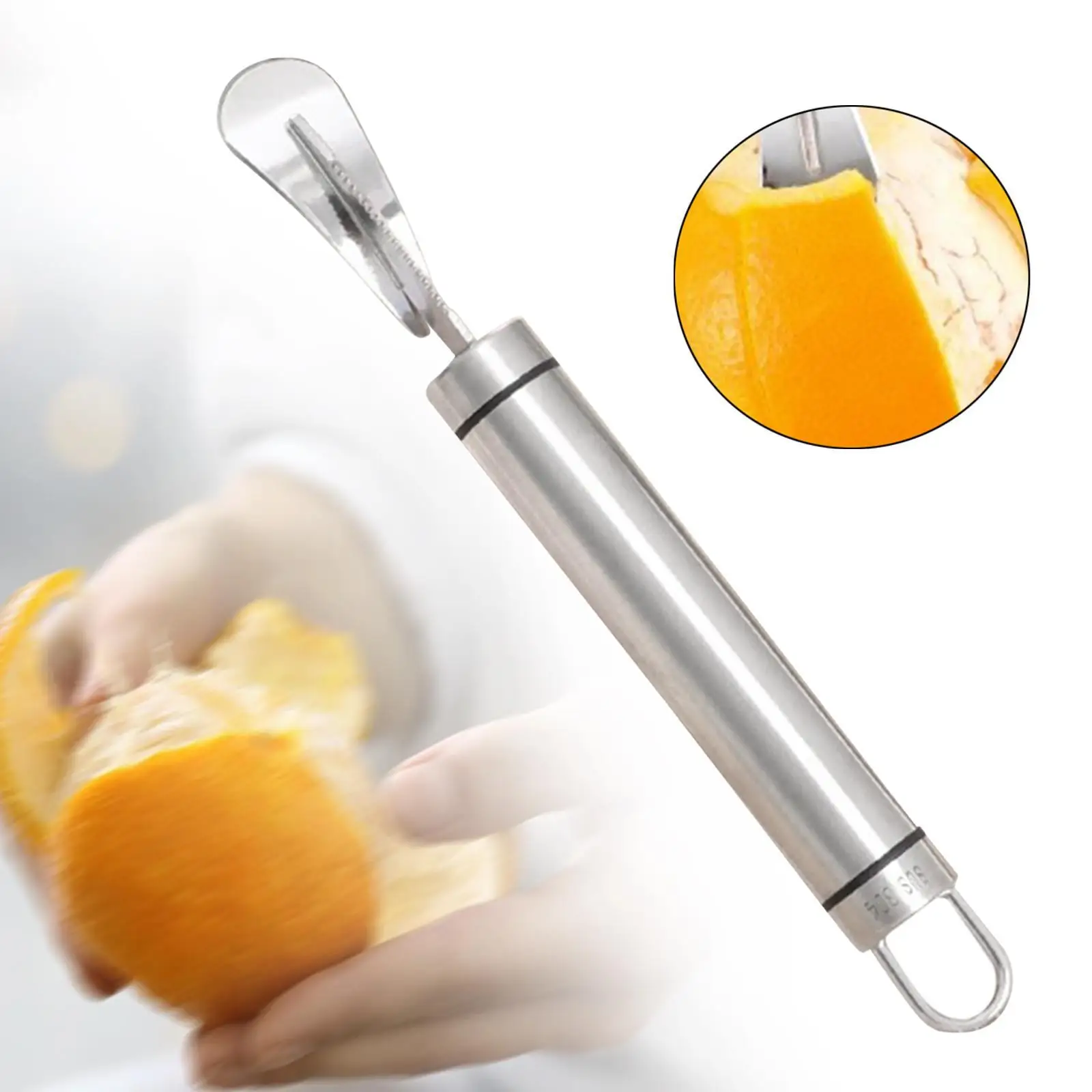 Citrus Peeler Cutter Practical Easy Peel Multifunctional Curved Handle Fruit Peeling for Home Grapefruit Lemons Kitchen Citrus