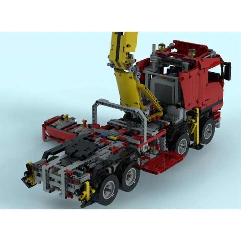 MOC-78791 New City Crane Truck Building Blocks Model, 2433 Parts, Creative Toy Gift for Boys, Children, Birthday, and Christmas