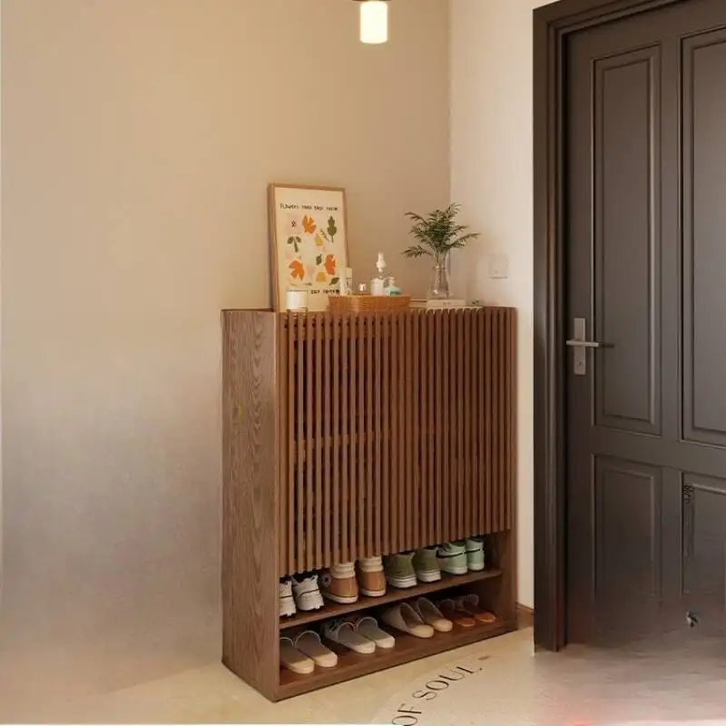 

Adjustable Multilayer Shoe Cabinet Storage Multifunctional Display Entryway Shoe Cabinet Wooden Weird Scarpiera Salvaspazii Home