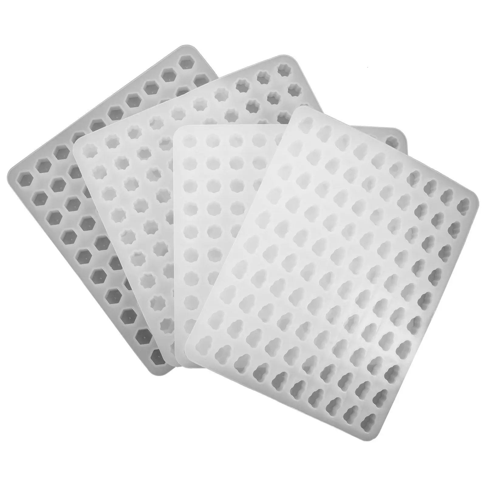 

4Pcs Silicone Wax Seal Stamp Mold Non-Sticky DIY Craft Making Tool Wax Bead Mold Supplies Craft Making Tool Silicone DIY