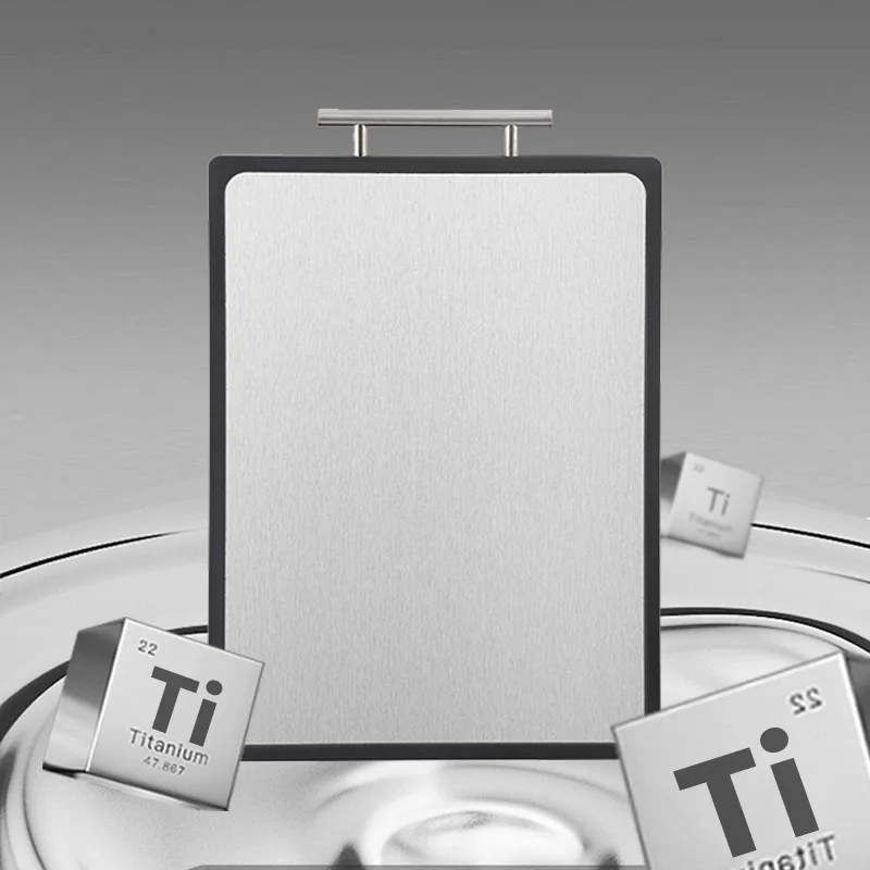 

Pure titanium cutting board Wheat fiber cutting board Household bacteriostatic and mildew-proof double-sided pure titanium