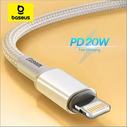 Baseus 20W PD USB Type C Cable for iPhone 14 13 12 Pro Max Fast Charging Charger  For iPhone 11 Xs X Type-C USB C Data Wire Cord