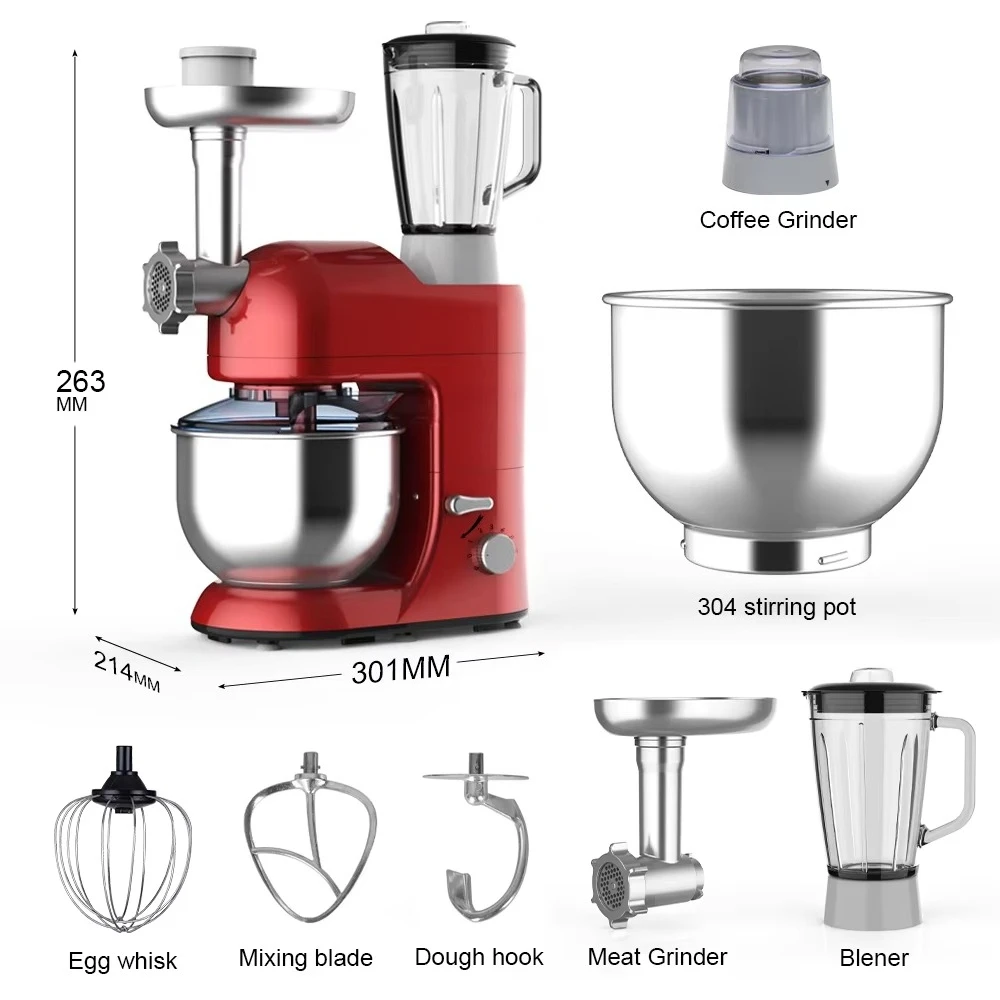 Kitchen robot vertical mixer food processor
