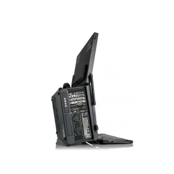 ZJC Dual-screen ruggedized portable computer with rugged portable computer case