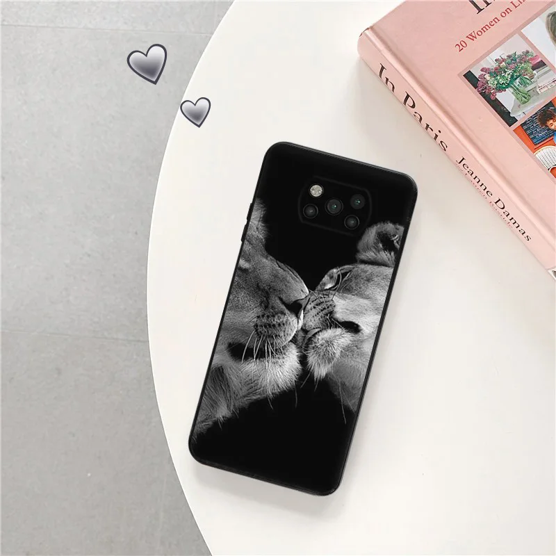 Phone Case For Xiaomi POCO X5 M3 M4 M5S C40 C50 C51 F3 GT F4 F5 X4 X3 F1 14 Pro Lion King Tiger Redmi A3X Soft Protective Cover