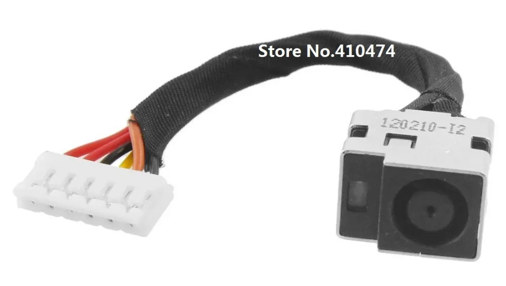 WZSM Wholesale New DC Power Jack with cable for Compaq Presario CQ50 CQ60 CQ70 for HP Pavilion G50 G60 G70 laptop