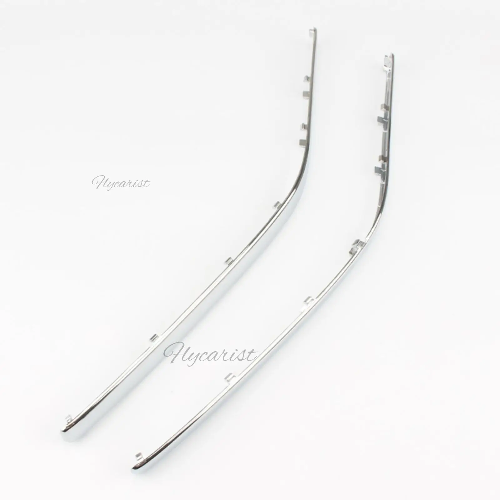 Front Side Fairing Cowl Edge Molding Trim for 2001-2006 Honda GL1800 Chrome ABS