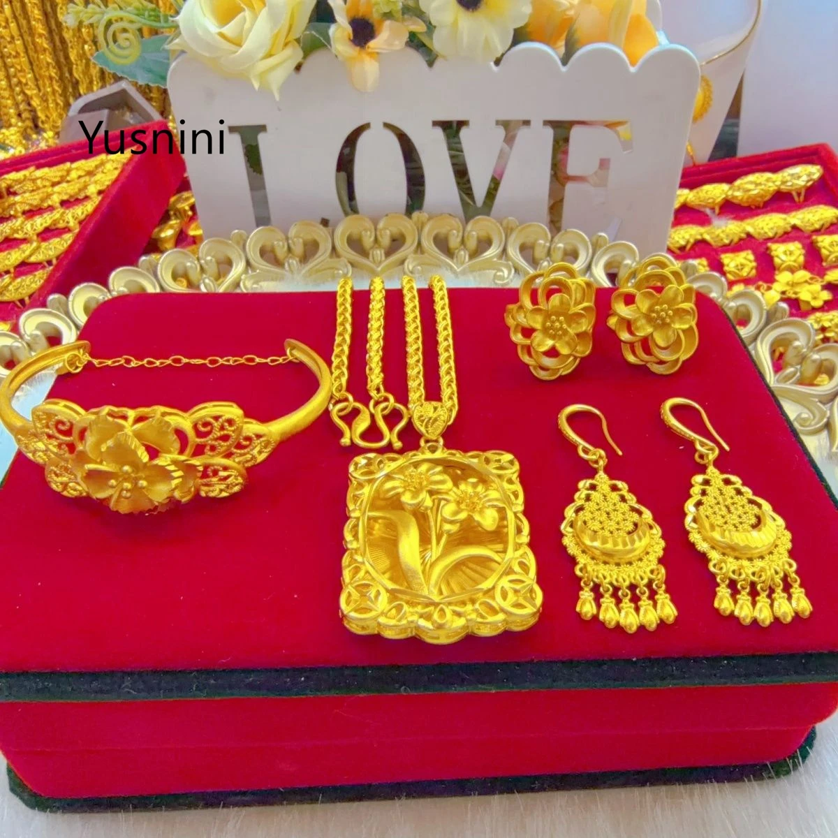 New Fashion Dubai High end 24K - Women'S Fashion Rings Gold review and price