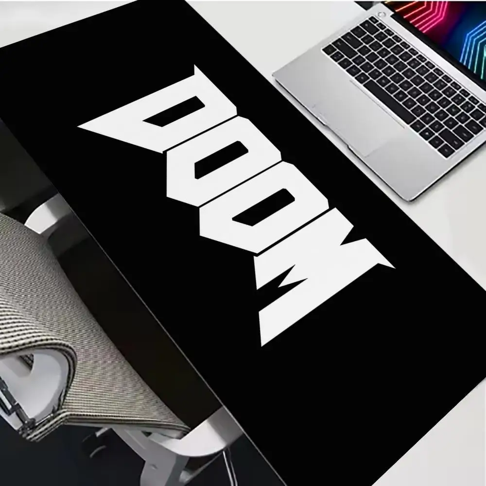 لوحة ماوس ألعاب D_DOOM الأكثر مبيعًا، لوحة ماوس مطاطية مضادة للانزلاق، لوحة ماوس ألعاب كبيرة جدًا مقاس XXL، ملحقات كمبيوتر تشبه السجاد. #3
