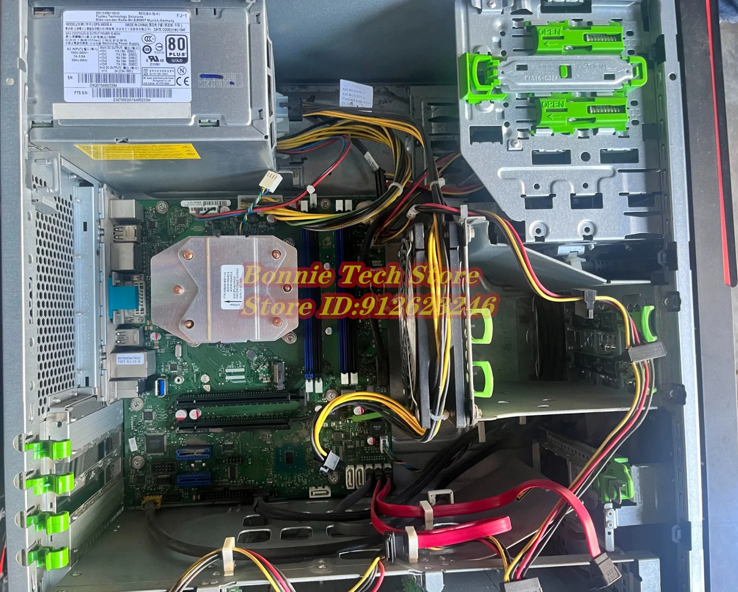 

S26113-E567-V50-02 DPS-500XB A 500 Вт для блока питания Fujitsu CELSIUS W550