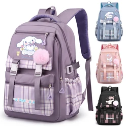 Sanrio Cinnamoroll Backpack Children Girl Black Blue Boy Schoolbag Kawaii Student Anime School Bag Laptop Travel Bag Toy Gift