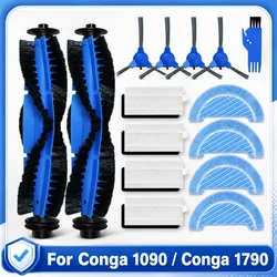 Sostituzione per Cecotec Conga 1090 1790 Titanium Ultra Robot Vacuum pezzi di ricambio accessori spazzola laterale principale filtro Hepa Mop Rag