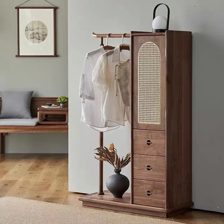 Rattan Wardrobe Ash Coat Rack