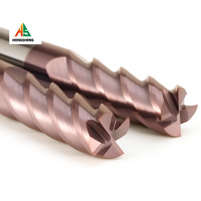 HRC62 HRC66 End Mill Cutter 468 12 20 ToolS CNC High Hardness Solid Carbide Trochoidal Machining Feed Alloy SUS Stainless Steel