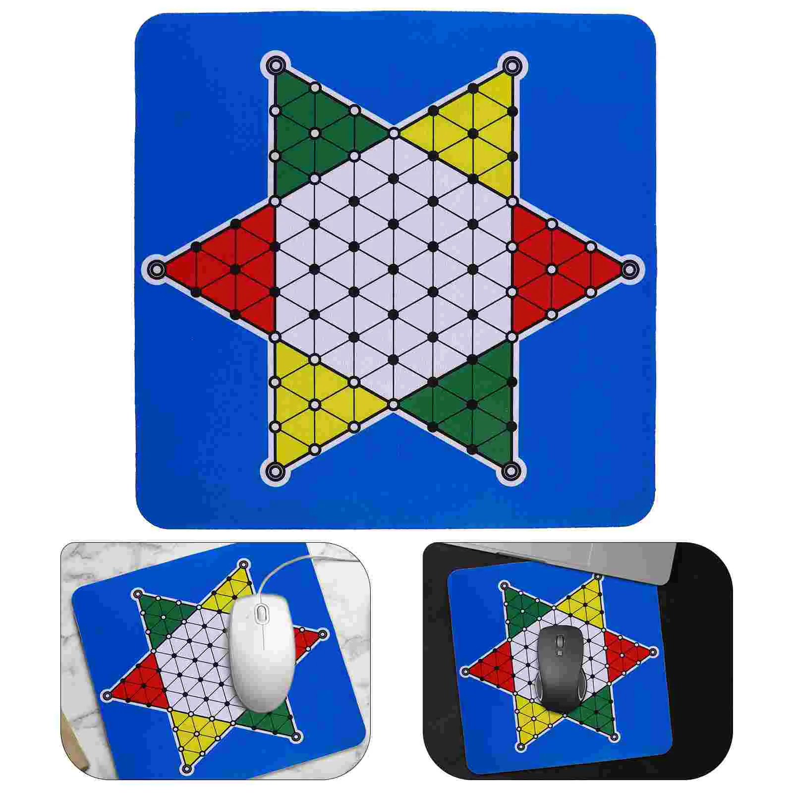 

Chinese Checkers Chessboard Foldable Games Accessory 2400X2400X020CM Folding Blue Supplies