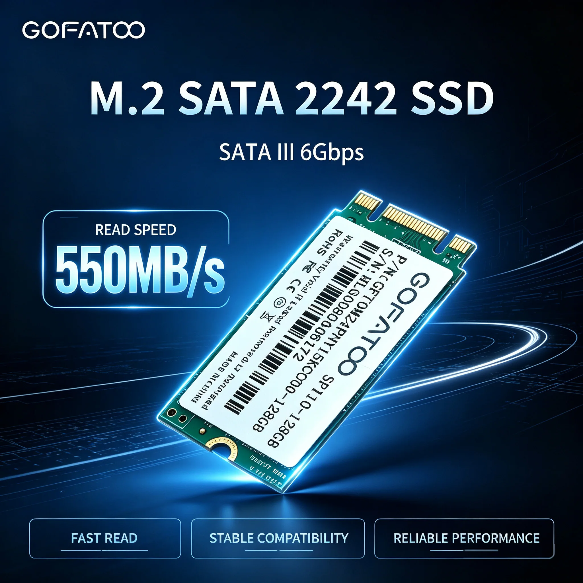 gofatoo-m2-2242-sata-iii-ssd-6gbps-ngff-3d-nand-tlc-内蔵ソリッドステートドライブ-1tb-512gb-120gb（ノートパソコン、デスクトップパソコン、thinkpad用）