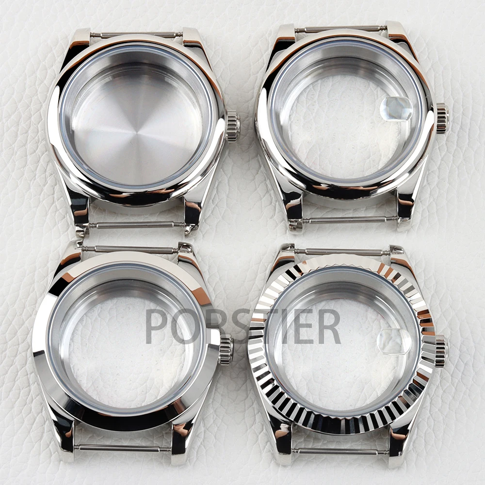 

36mm/39mm NH35 Case Sapphire Glass Solid 316L Stainless Steel Waterproof for Datejust NH35 NH36 Automatic Movement 28.5mm Dial