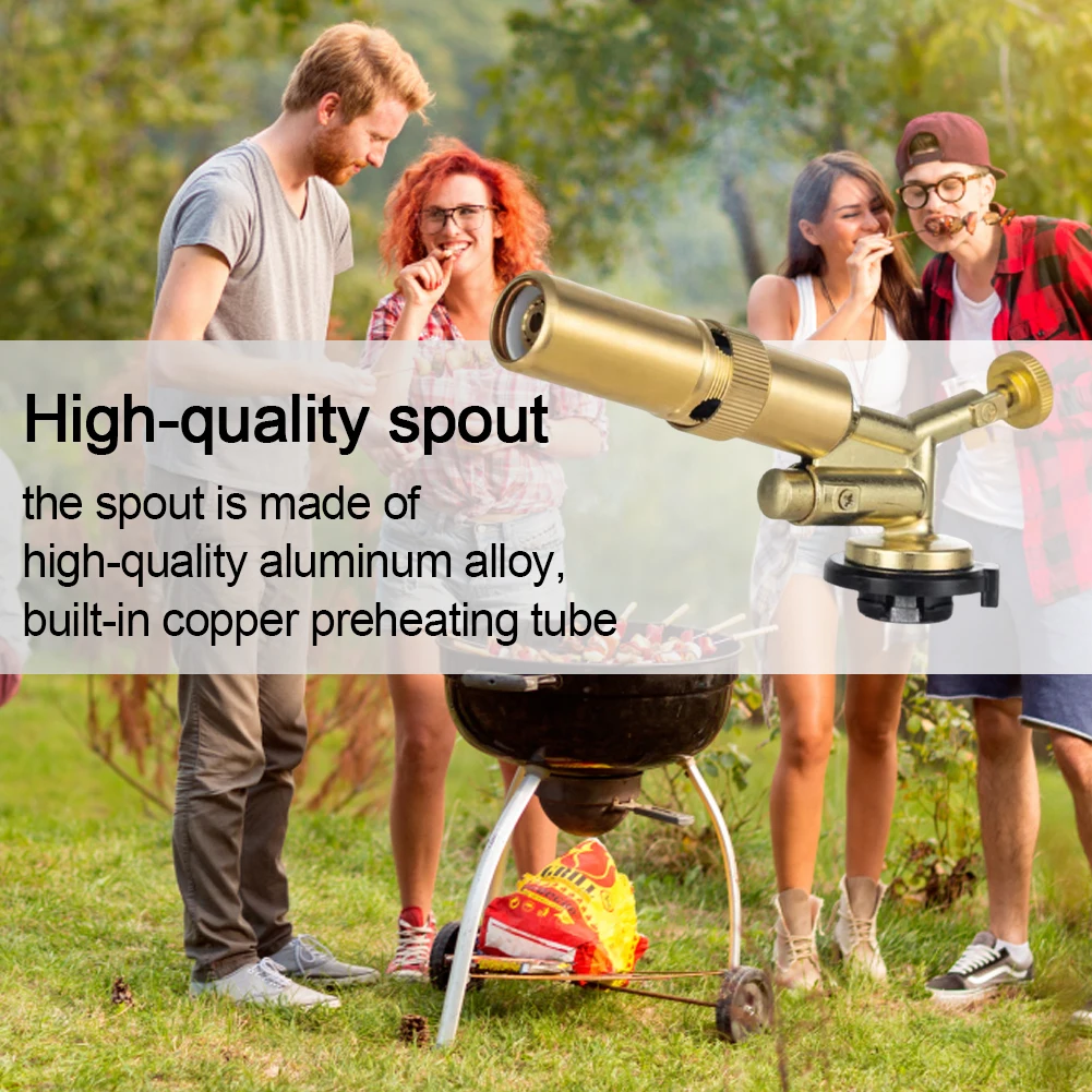 Metal Welding Torch 1300 Degrees Portable Gas Torch Flame Gun Butane Torch Flame Butane Burner Outdoor Camping BBQ Lighter