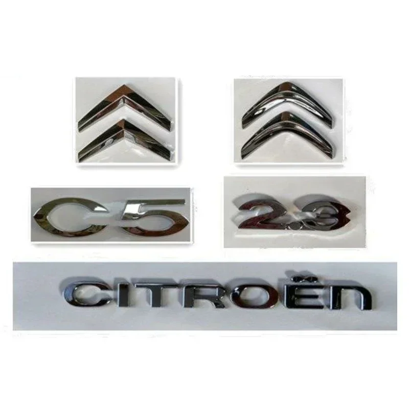 

ABS Car Rear Trunk Emblem Sticker for Citroen C5 2010 2011 2012 2013 2014 2015 2016 2017 Auto Tail Badge Decal Accessories