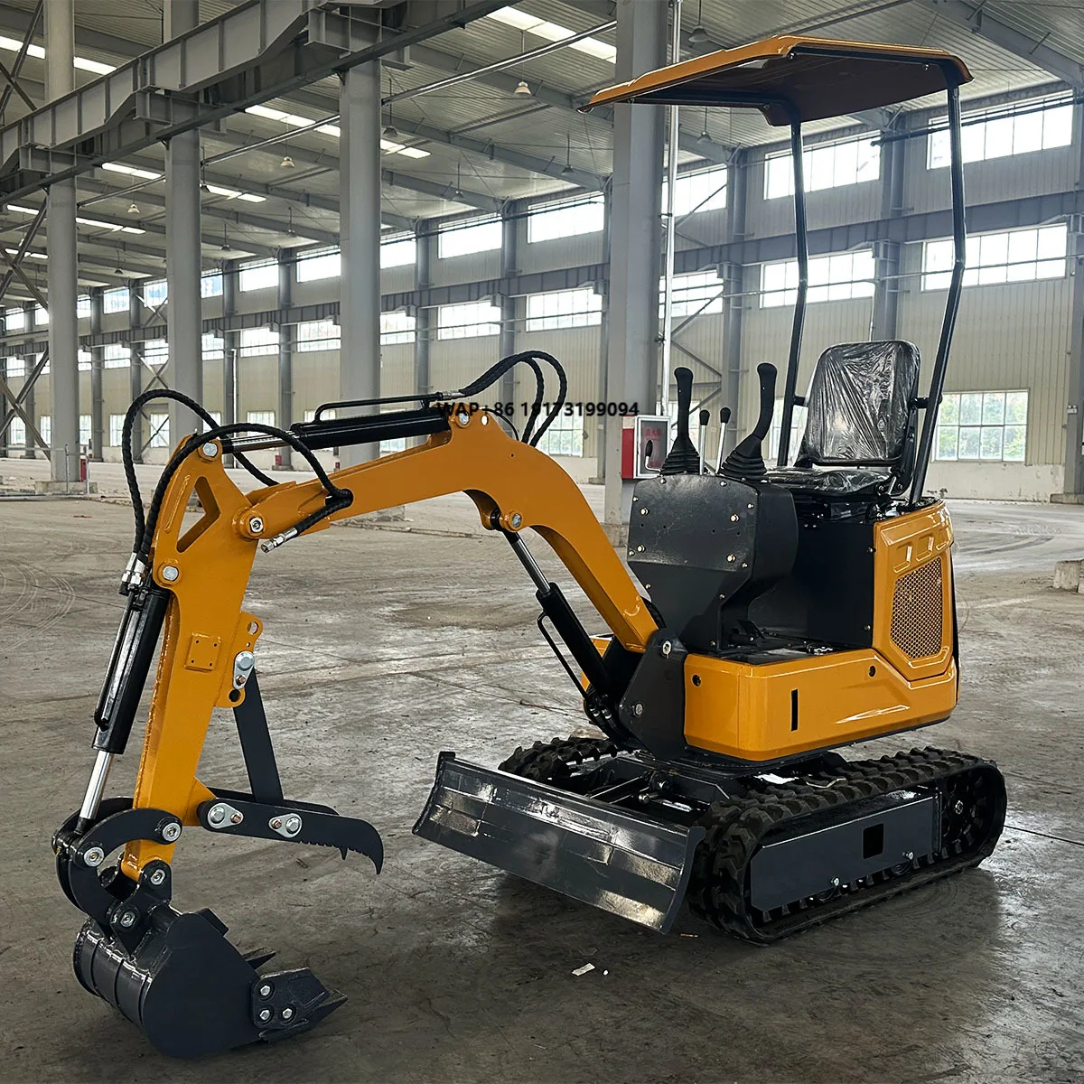 

EURO5/EPA 08 Small Excavator - Hydraulic System Mini Crawler Digger for Yard DIY & Landscaping