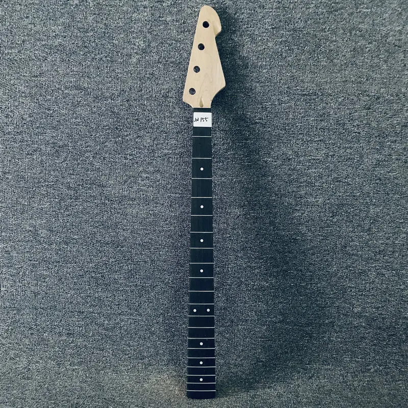 JN155 Semi Finishing 4 String Electric Bass Neck Genuine Peavey Bass DIY Replace USE Maple+Rosewood 20 Frets with Wood Scar