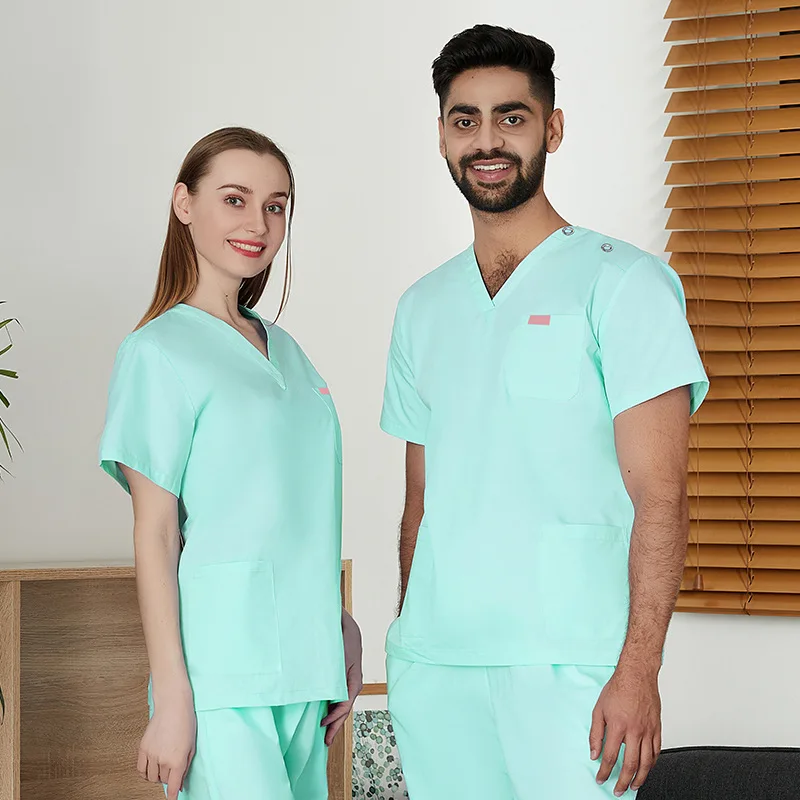 Traje de lavado a mano para enfermera, uniforme médico para sala de operaciones, conjunto de exfoliación, traje de cirugía para clínica hospitalaria, ropa de trabajo para salón de belleza y farmacia