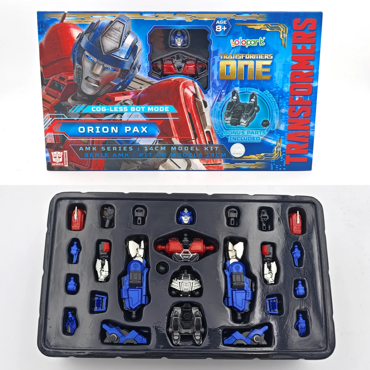 YOLOPARK Transformers Toys Optimus Prime Orion Pax Cog-less Mode 14cm Transformers Action Figures Toys