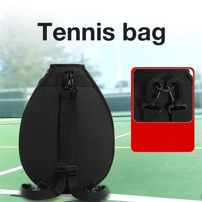 Borsa per racchette da Tennis borsa sportiva tracolla regolabile di grande capacità zaino per racchette da Badminton per Tenis Squash Padel