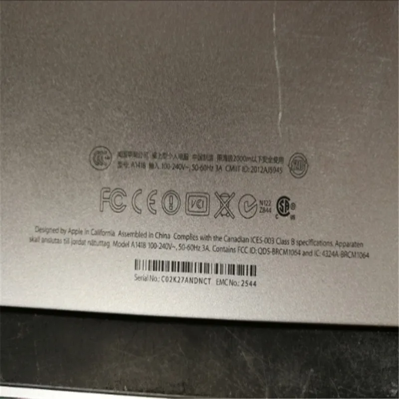 M.2 NGFF SSD - 2012 버전 A1418(EMC:2544) A1419 SSD 어댑터 카드