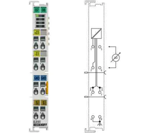 

EL3101 - 1-канальный модуль аналогового ввода ±10В