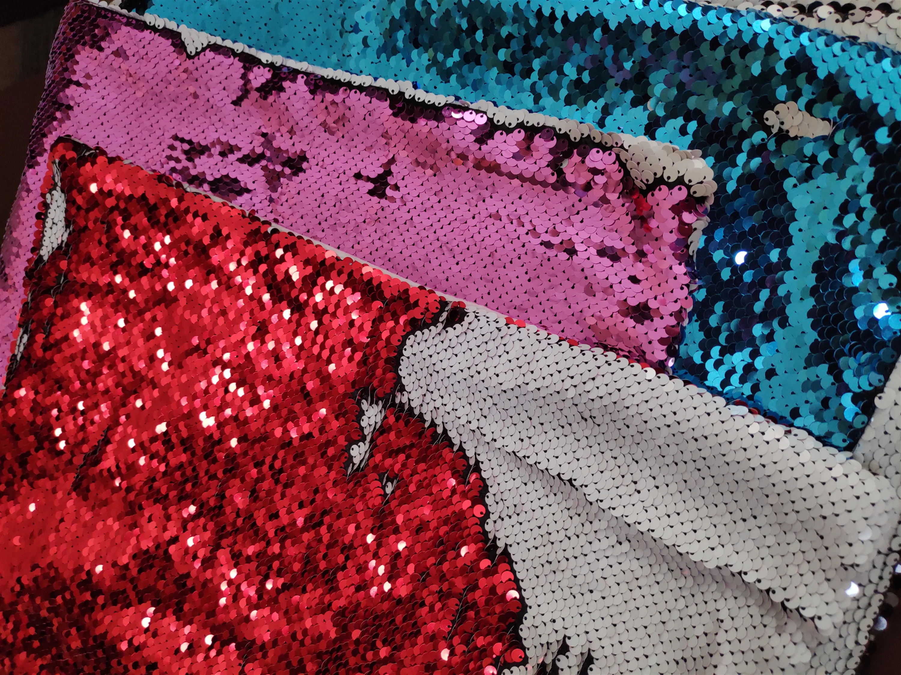 

6 шт./лот, пустая подушка с блестками для сублимации, наволочка 40x40 см для сублимационной чернильной печать, подарок «сделай сам»