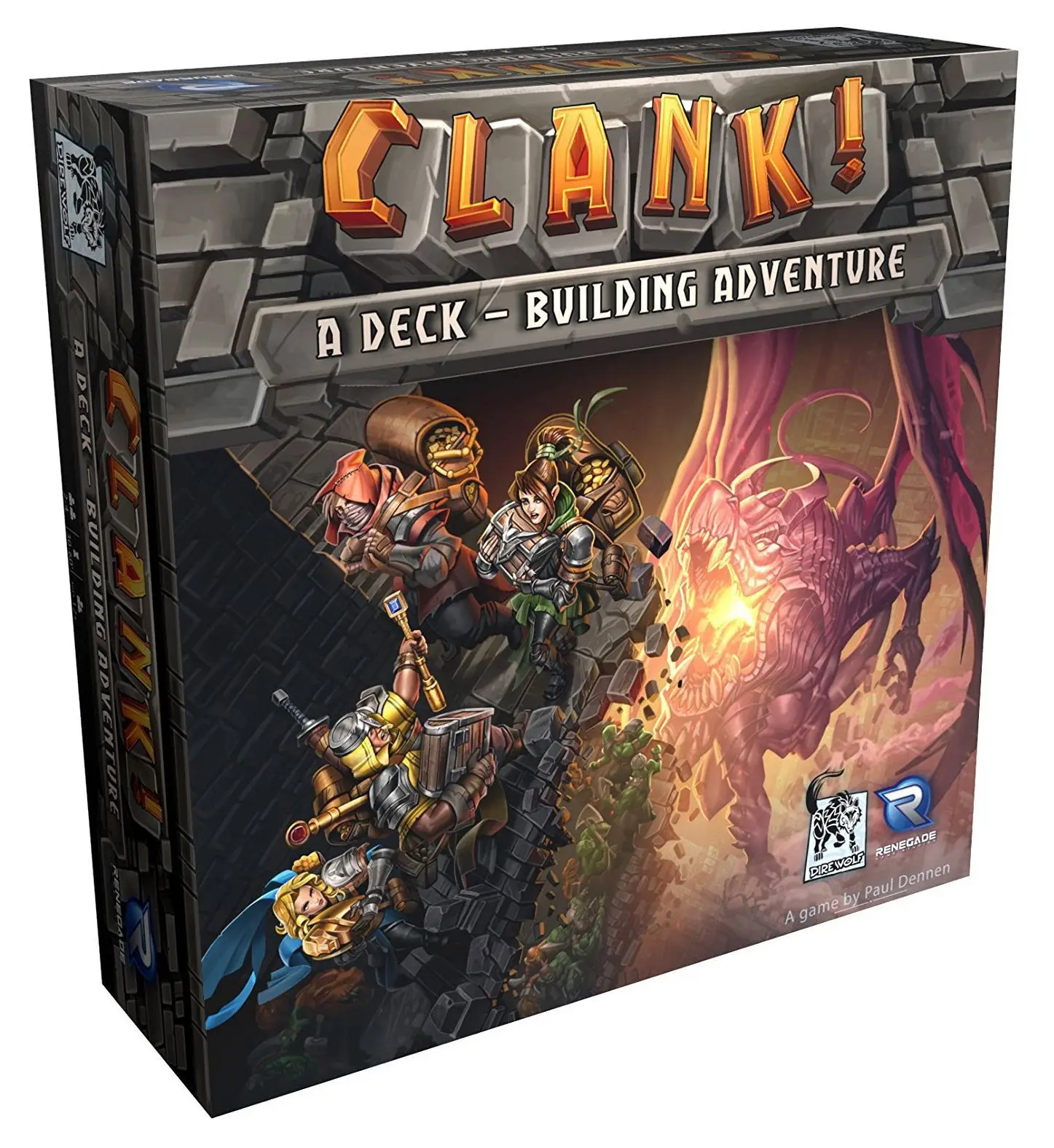 Renegade Game Studios Clank! Игра для приключений на колоде, настольные карты, изучающие американские настольные игры