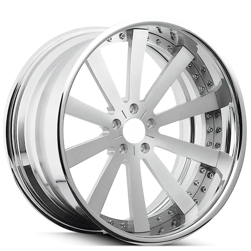 

Passenger Car Wheels 2 Piece 19 20 21 22 23 24 26 Inch Full Chrome Deep Lip Spokes Alloy Forged Wheel for Cadillac Escalade XT6