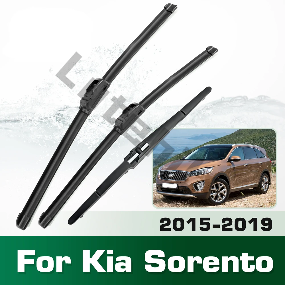 Wischer vorne und hinten Wischer blätter für kia sorento mk3 2015-2019 Windschutz scheibe Windschutz scheibe Fenster Regen bürsten 26 "16" 11"