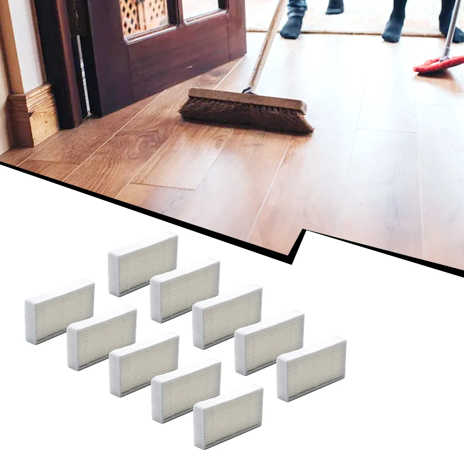 

Сменные фильтры для SilverCrest для робота-пылесоса SSR 3000 A1, упаковка из 10 шт., с высокоскоростной технологией воздушного потока