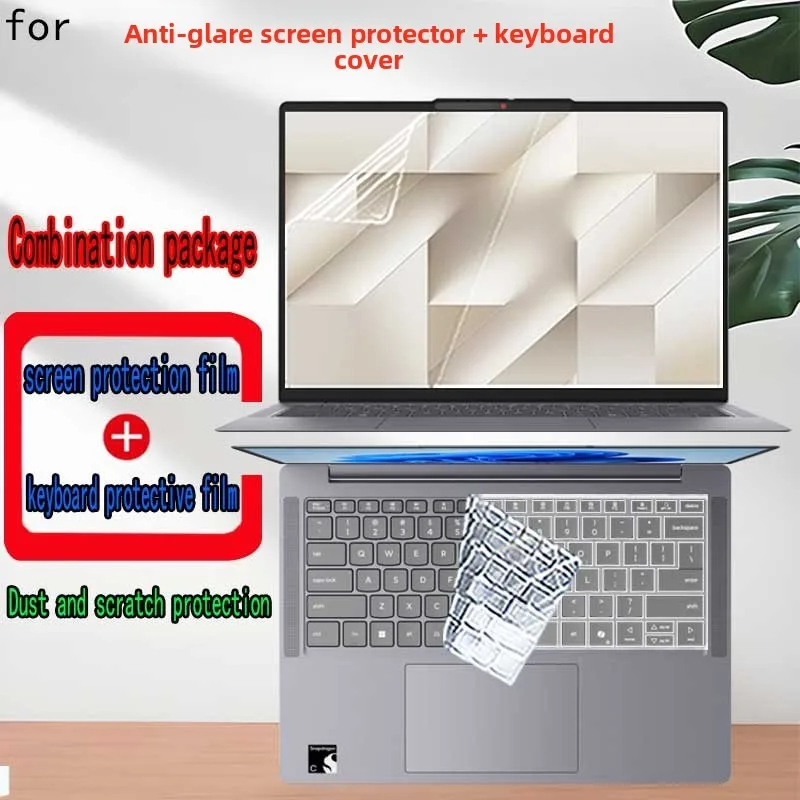 2026 For Lenovo IdeaPad Slim 3 14Q7X11 laptop screen film keyboard film ultra-clear anti-glare and anti-blue transparent film
