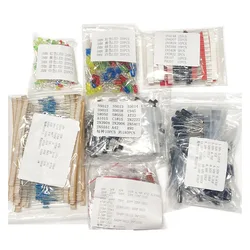 7 kinds/Bag Electronic Components kit  Metal Film Resistor Assortment Led Diodes  Ceramic Set Transistor Pack Diy Electronic