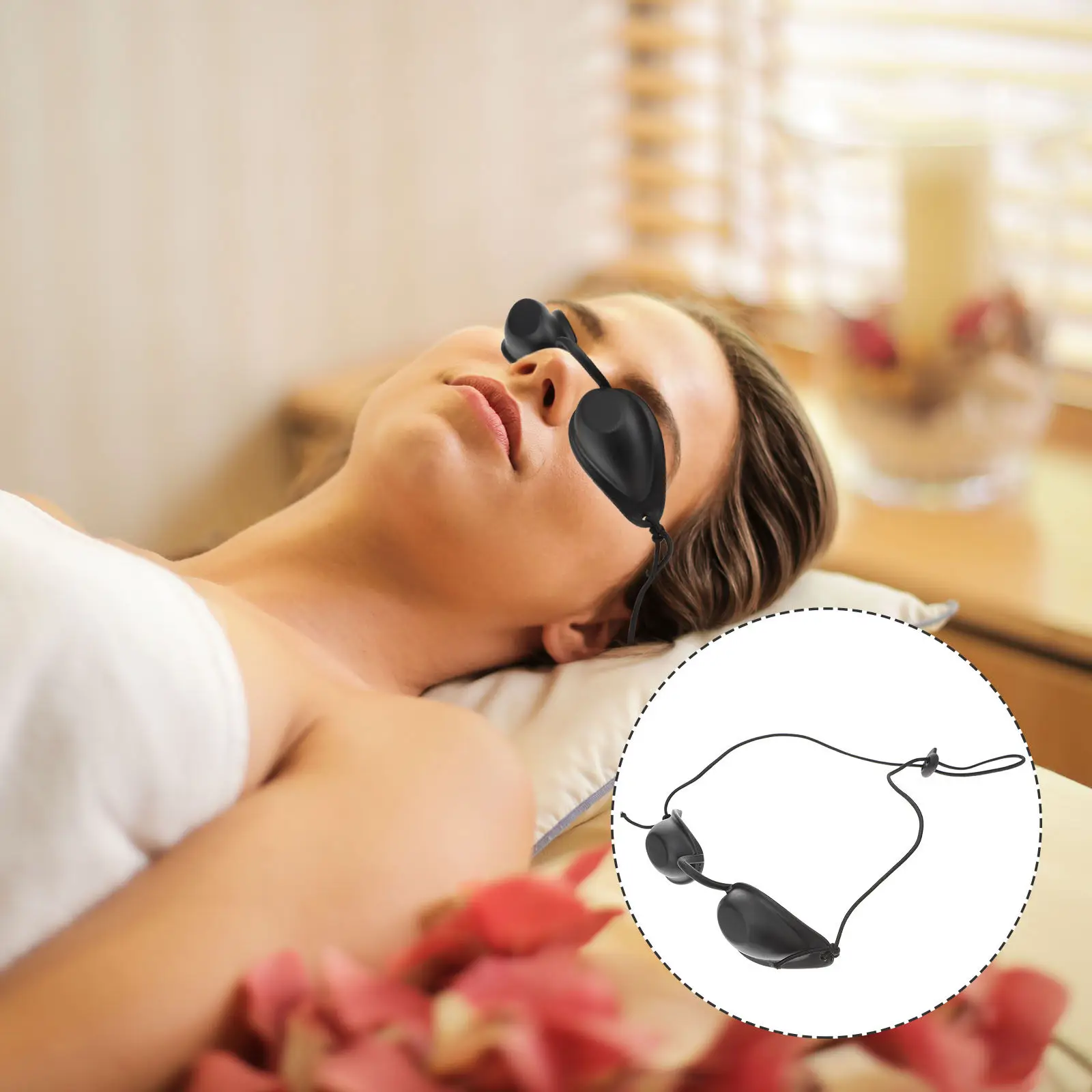 

Premium Plastic Ipl Safety Goggles for Procedures Teeth Whitening Tattoo Removal LED Light Therapy Uv