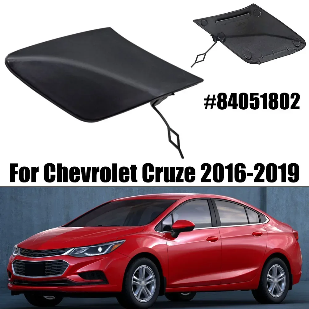 Car Front Bumper Tow Hook Cover Cap For Chevrolet Cruze 2016 2017 2018 #84051802 Towing Hook Hole Cover Cap Accessories