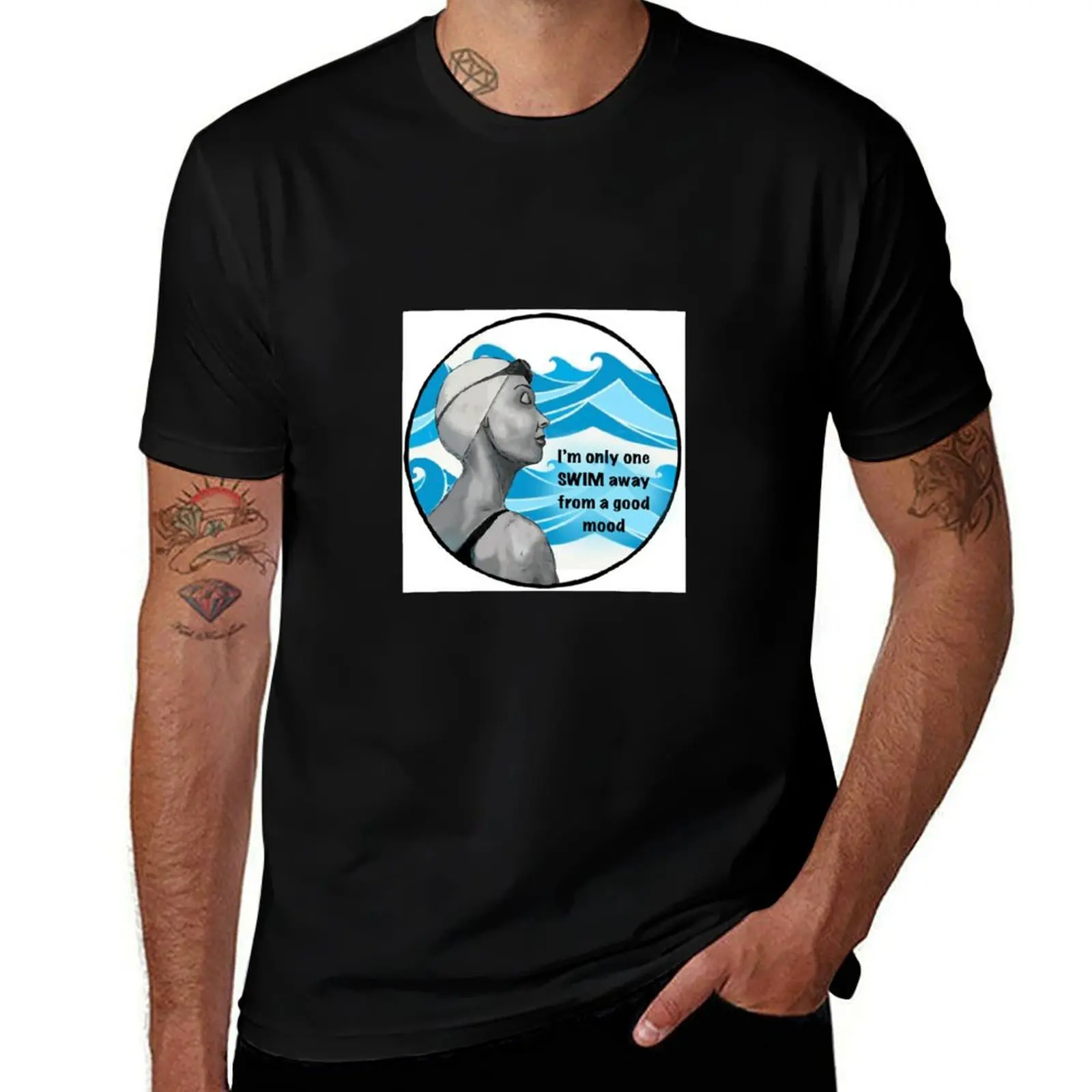 

Swim Fan T-Shirt Anime t-shirt quick-drying sweat graphic t shirts Men's clothing