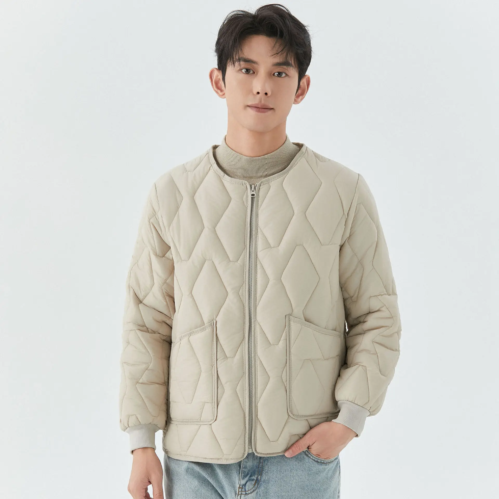 Winter Hot Selling Men's Winter Thick Velvet Warm Cotton Jacket Men's Loose Cotton Jacket Men's Warm Windproof Jacket