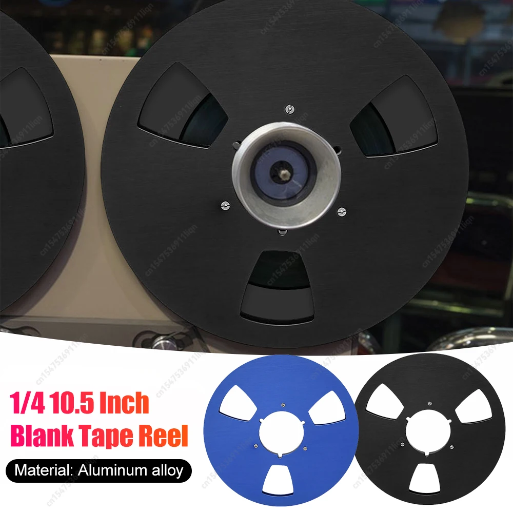 1/4 10.5 Inch Blank Tape Reel Aluminum Alloy 3 Holes for Reel To Reel Tape Recorder Replacement Opening Machine Part