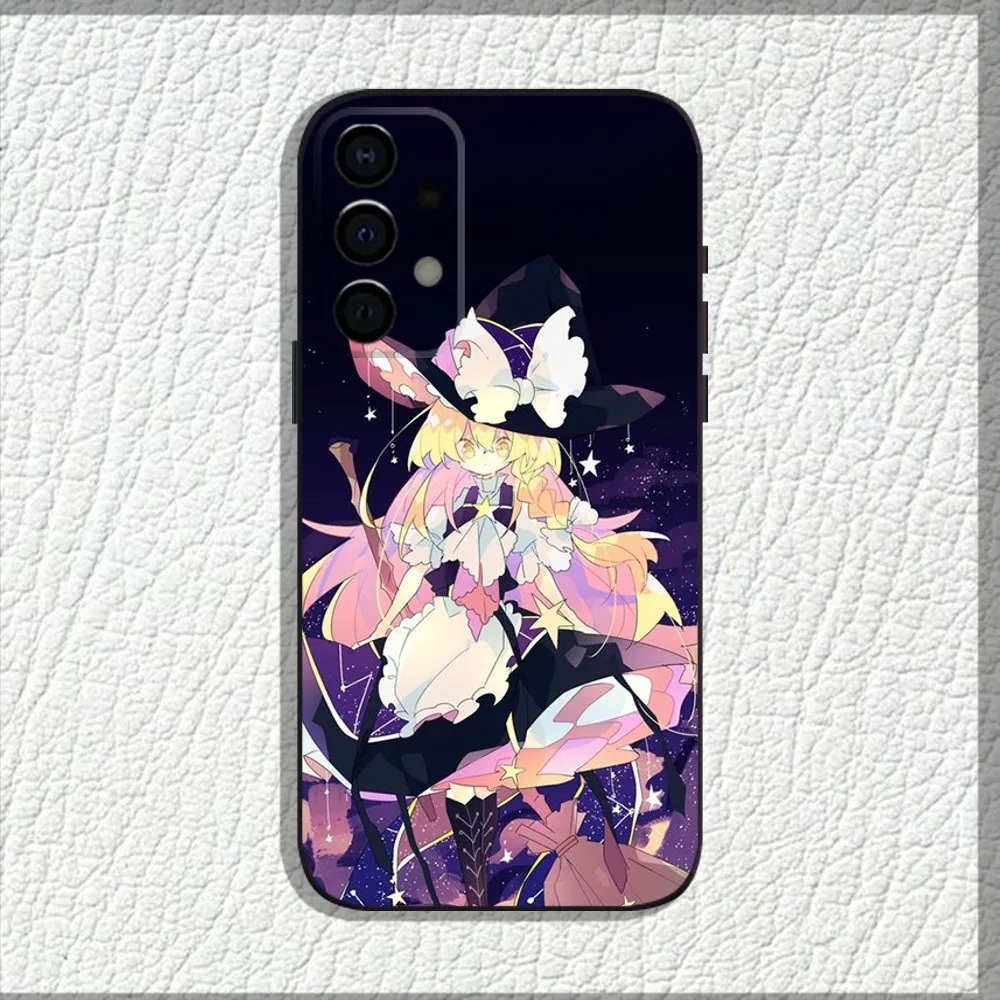 TouHou Marisa Cute Anime Phone Case For Samsung Galaxy A13,A21s,A22,A31,A32,A52,A53,A71,A80,A91 Soft Black Shell