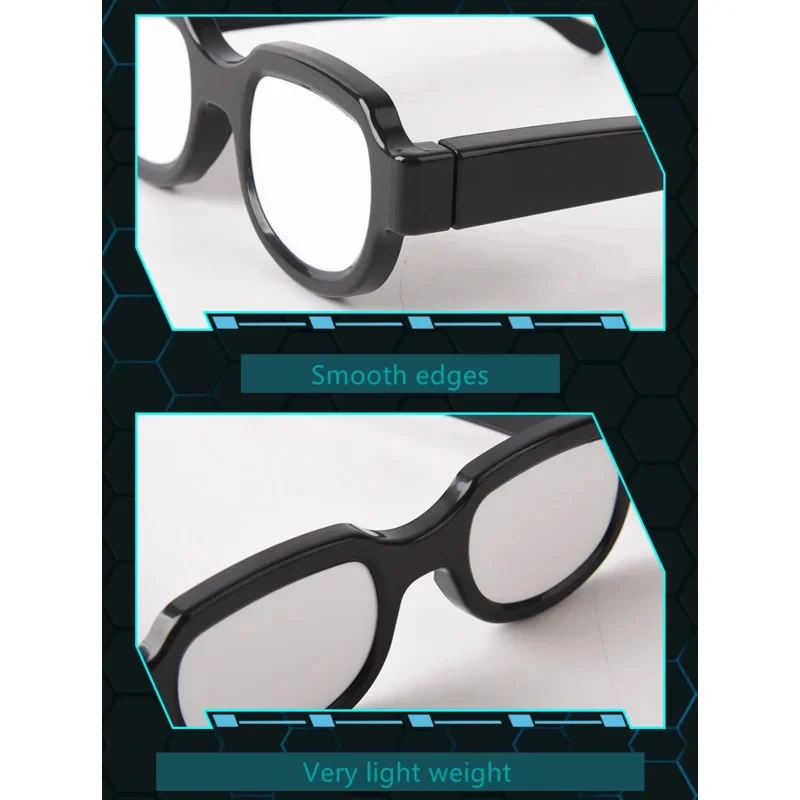2026 Japan anime eyewear Detective Conan Eva Ikari gendou cosplay costumes LED light glasses Carnaval party online show fu 8X5DW view 5