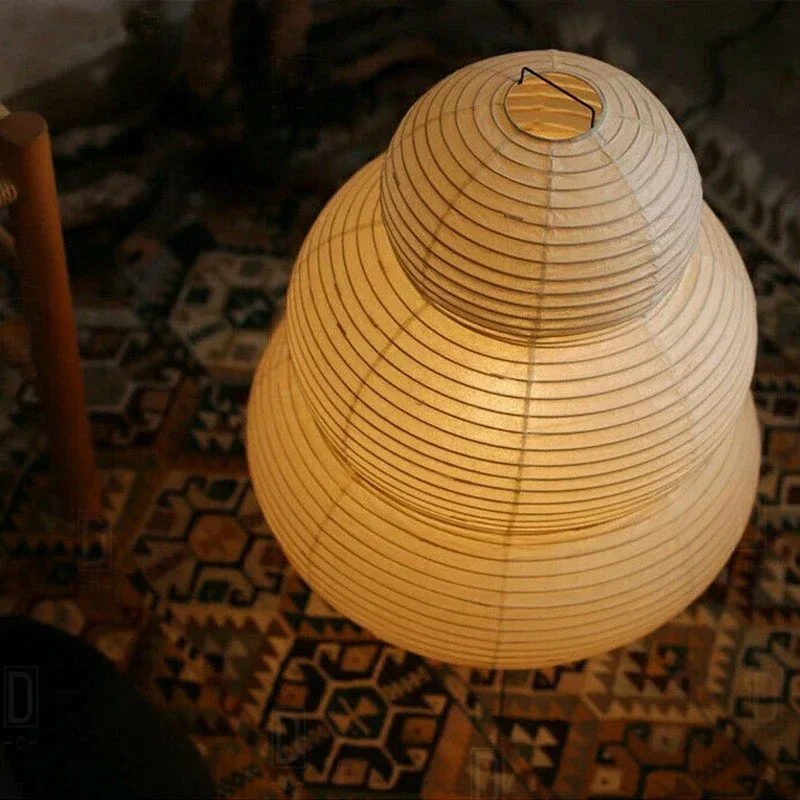 Candeeiro de Mesa Akari Noguchi Design Japonês em Papel de Arroz — foto 4