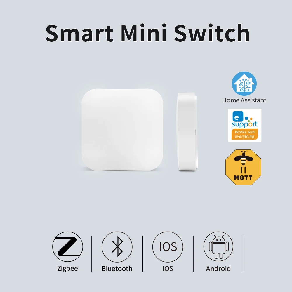 eWelink Zigbee Smart Mini Switch Scene Button Switch for Home Automation Multi-Scenario Linkage Switch support Home Assistant