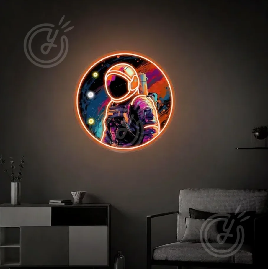 Custom UV Printed Neon Wall Art Light Sign Bedroom Wall Decor Artwork Gifts Party  Decoration Signage Personalized Design Logo