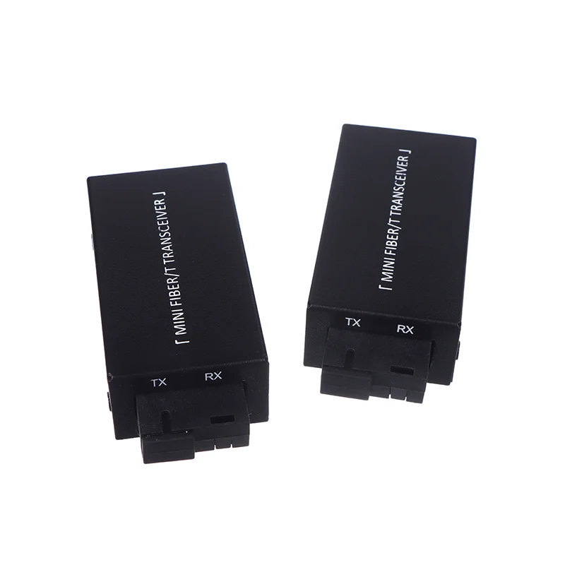 1 Pair Mini Gigabit Fiber Media Converter 1000Mbps Fiber Transceiver SC To RJ45 Ethernet Switch 20Km