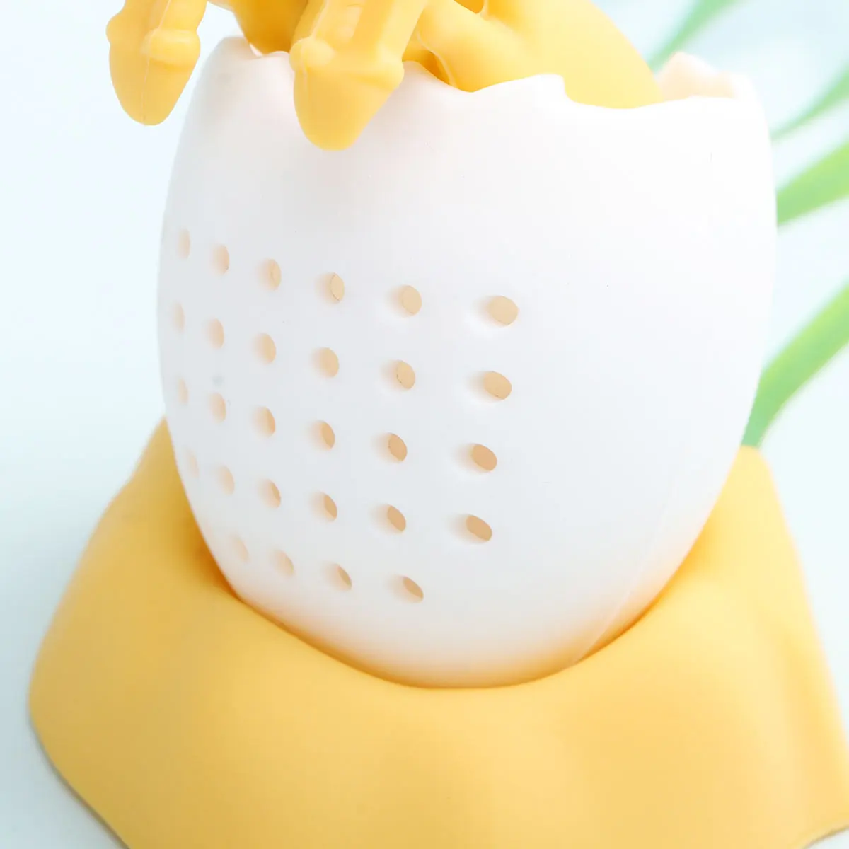 

1Pcs Food Safe Silicone Tea Leaf Filter Reusable Dinosaur Design Strainer for Loose Leaf Tea Infusion Brewing Accessory