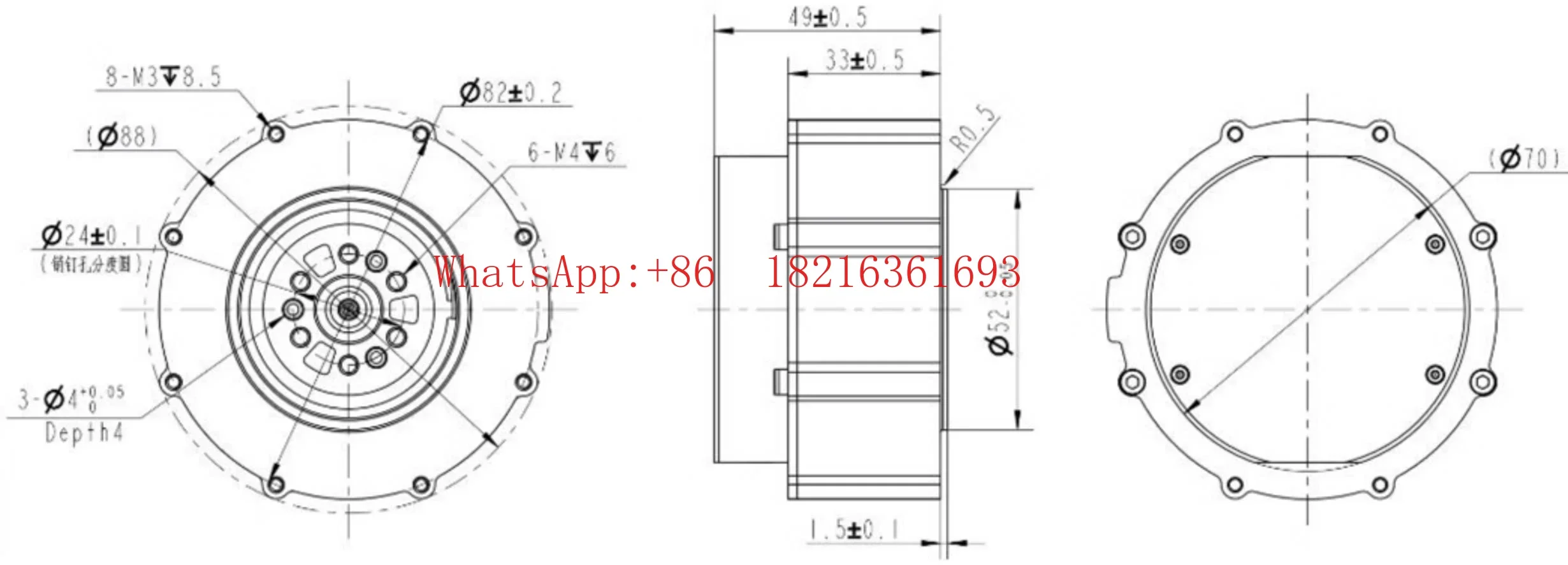 Good2026 06 Integrated Motor Module Quasi-direct Drive 36N.m Lightweight High-performance Servo Motor